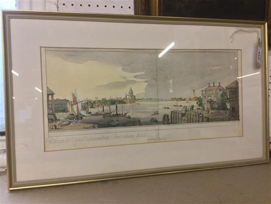 Laurence Henry Foster Irving SMA (1897-1988), watercolour mural design, Theres always Juliet, signed & dated 31